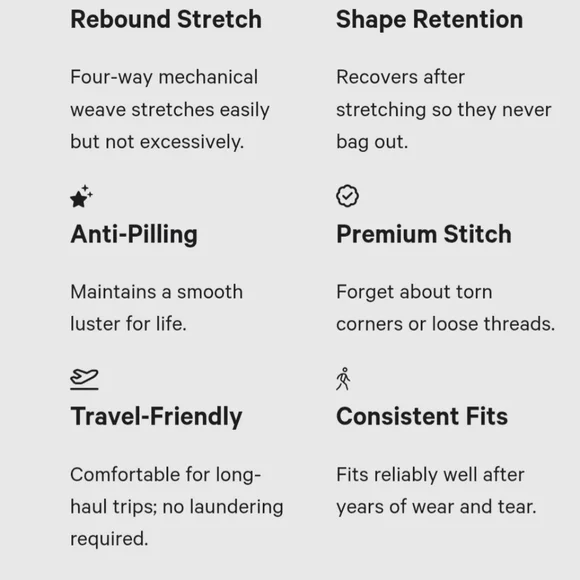 Jack Archer Mens Jetsetter Tech Pants, 33 x 30, Deep Blue, Performance, Golf - Picture 7 of 7